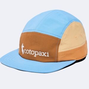NWT Cotopaxi Kids Tech 5-Panel Hat-Curry/Island